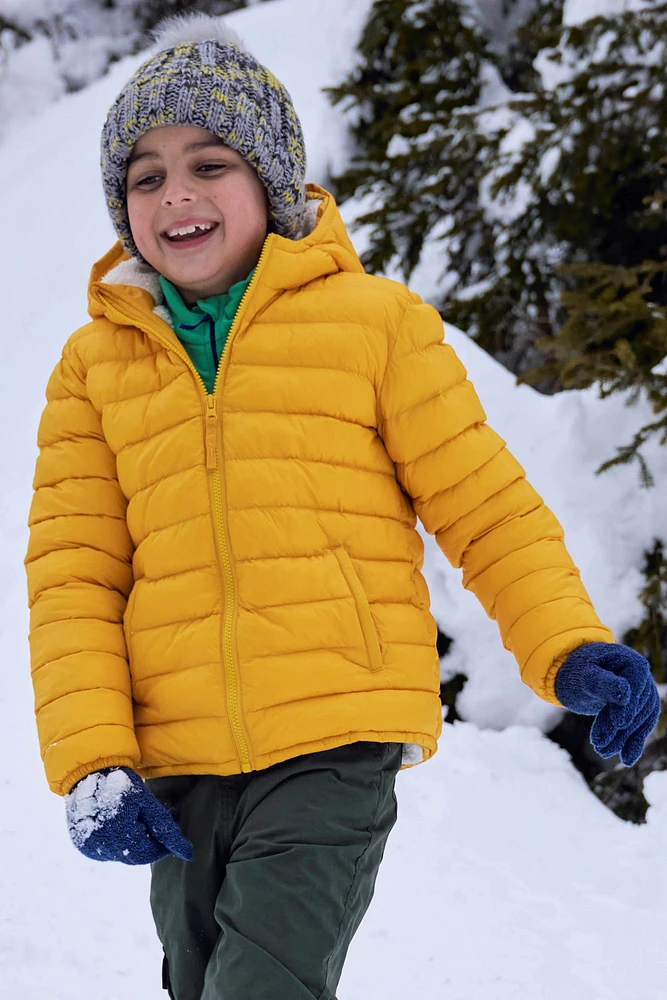 Seasons Fur-Lined Kids Insulated Jacket