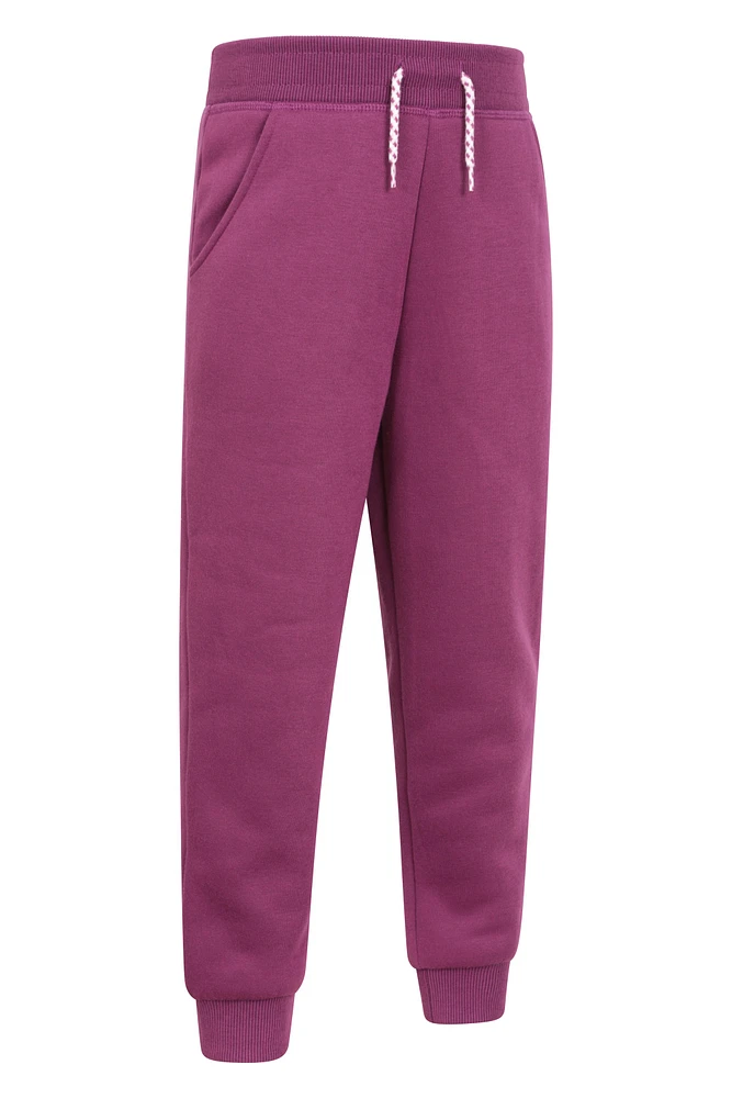 Alpine Kids Fur Lined Sweatpants