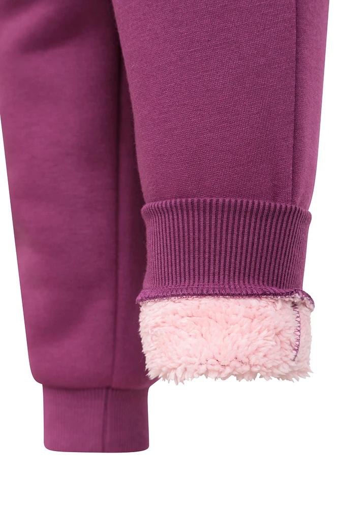 Alpine Kids Fur Lined Sweatpants