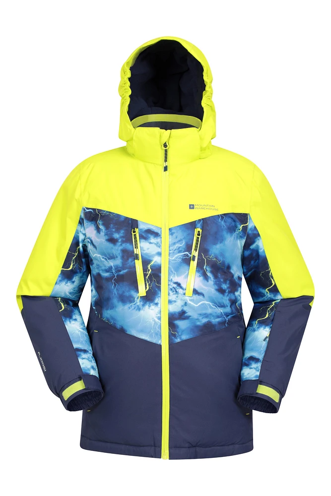 Storm II Kids Printed Extreme Waterproof Ski Jacket