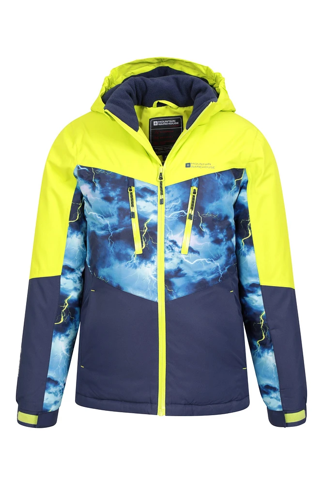 Storm II Kids Printed Extreme Waterproof Ski Jacket
