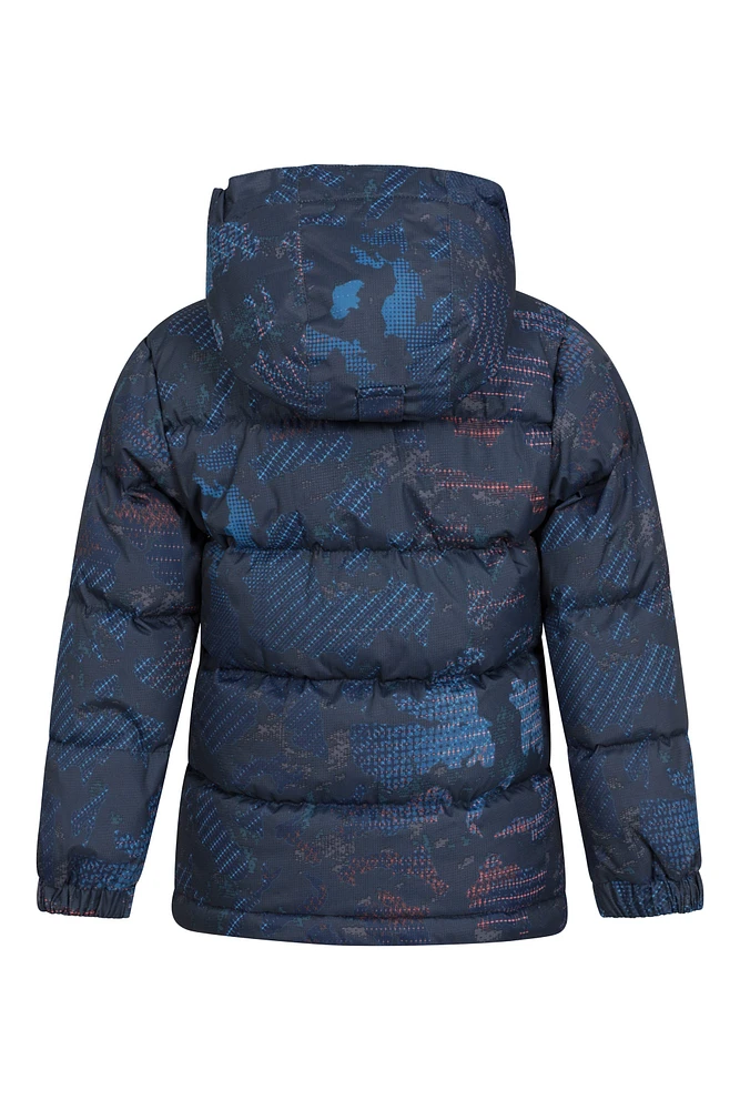Snow II Kids Printed Water Resistant Insulated Jacket