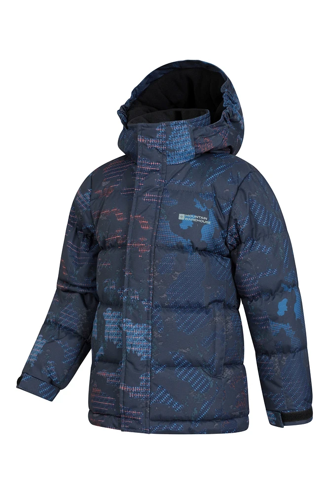 Snow II Kids Printed Water Resistant Insulated Jacket
