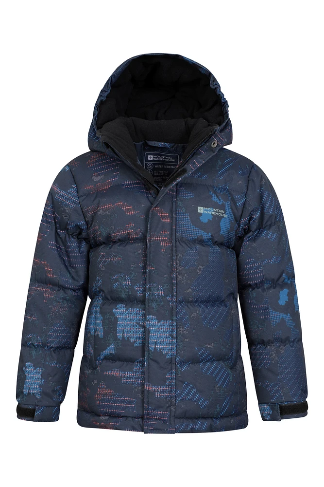 Snow II Kids Printed Water Resistant Insulated Jacket