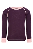 Merino II Kids Round Neck Baselayer Top