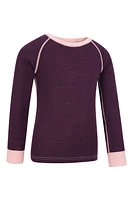 Merino II Kids Round Neck Baselayer Top