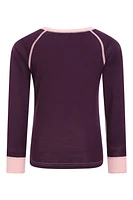 Merino II Kids Round Neck Baselayer Top