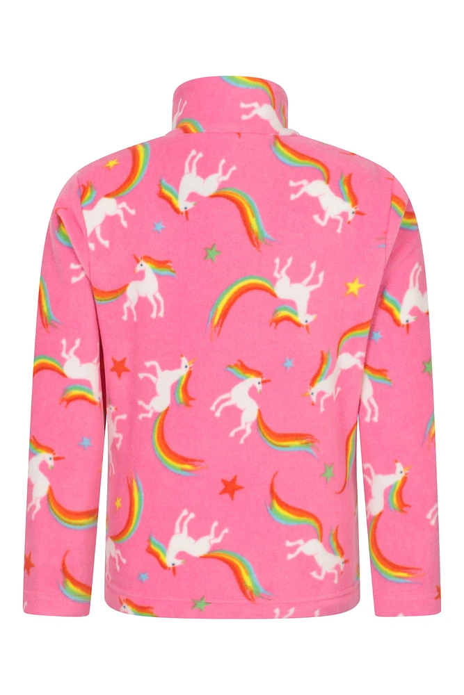 Endeavour Kids Printed Half-Zip Fleece