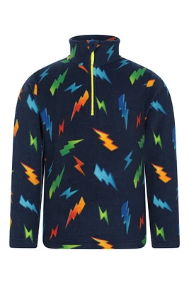 Pursuit Printed Kids Half-Zip Fleece