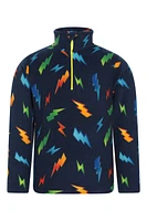Pursuit Printed Kids Half-Zip Fleece