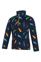 Pursuit Printed Kids Half-Zip Fleece