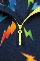 Pursuit Printed Kids Half-Zip Fleece