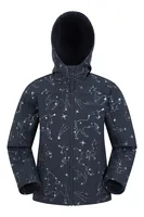 Exodus Kids Printed Water Resistant Softshell Jacket