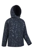 Exodus Kids Printed Water Resistant Softshell Jacket