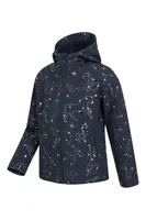 Exodus Kids Printed Water Resistant Softshell Jacket