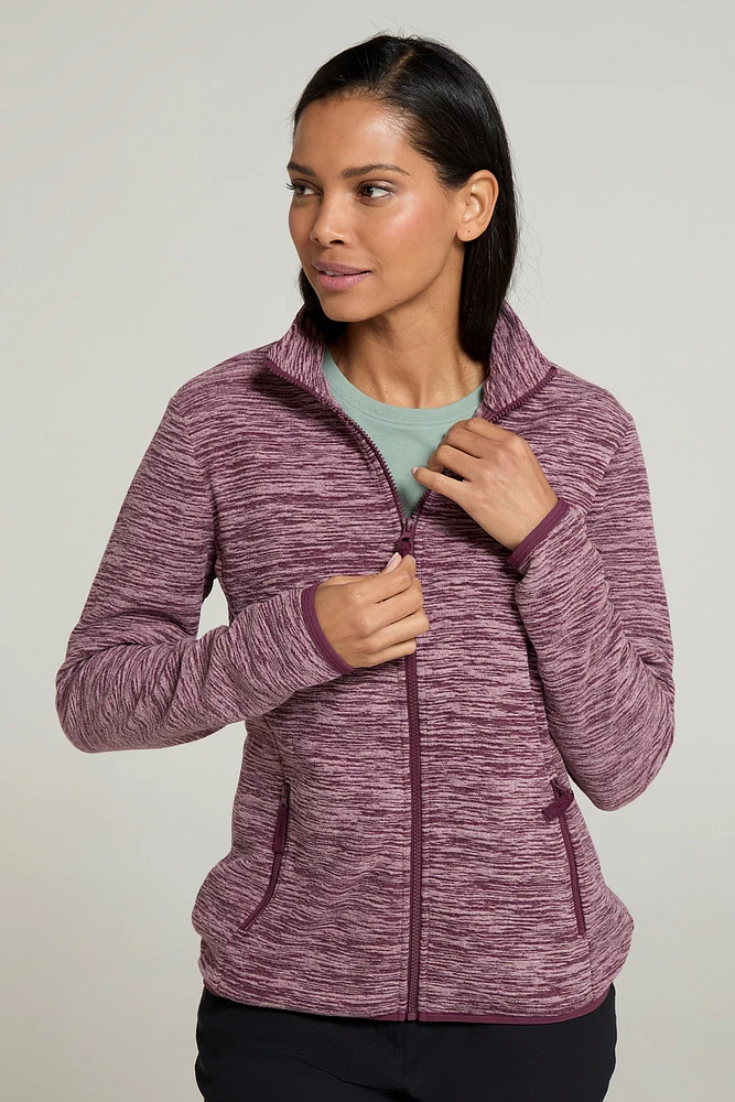 Snowdon Melange II Womens Full-Zip Fleece