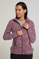Snowdon Melange II Womens Full-Zip Fleece