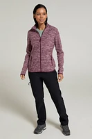 Snowdon Melange II Womens Full-Zip Fleece