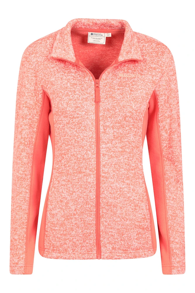 Idris Womens Panelled Fleece Jacket