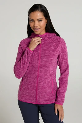 Lleyn Melange II Womens Fleece Hoodie