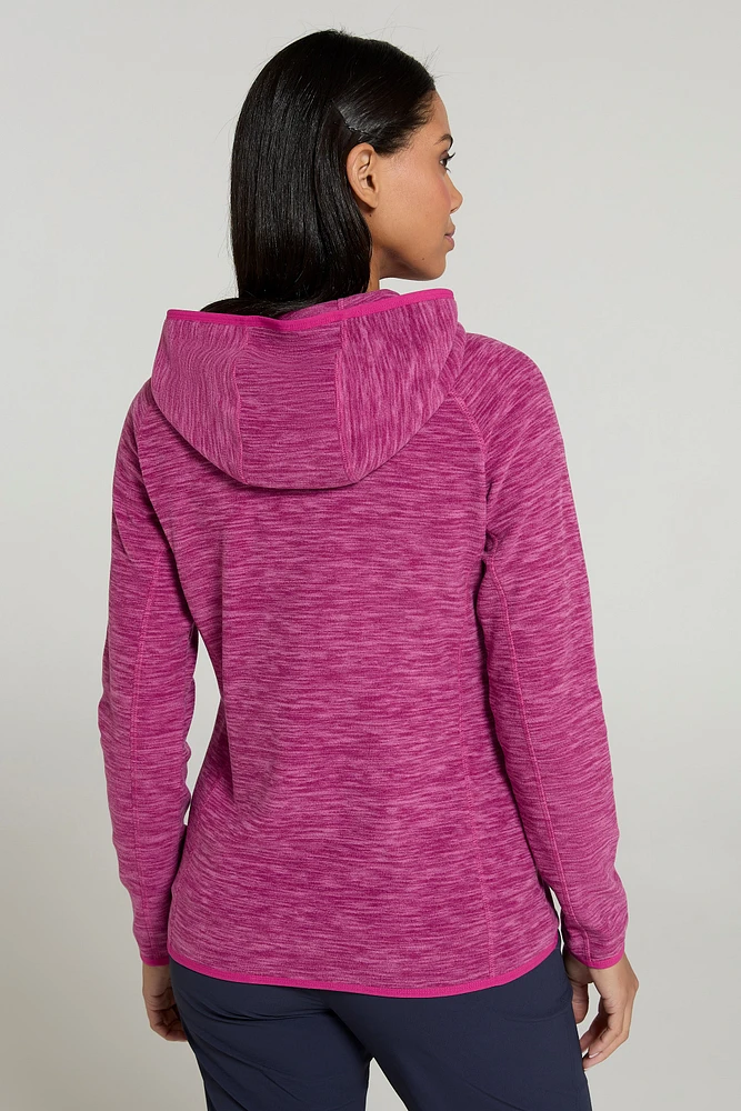 Lleyn Melange II Womens Fleece Hoodie