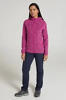 Lleyn Melange II Womens Fleece Hoodie