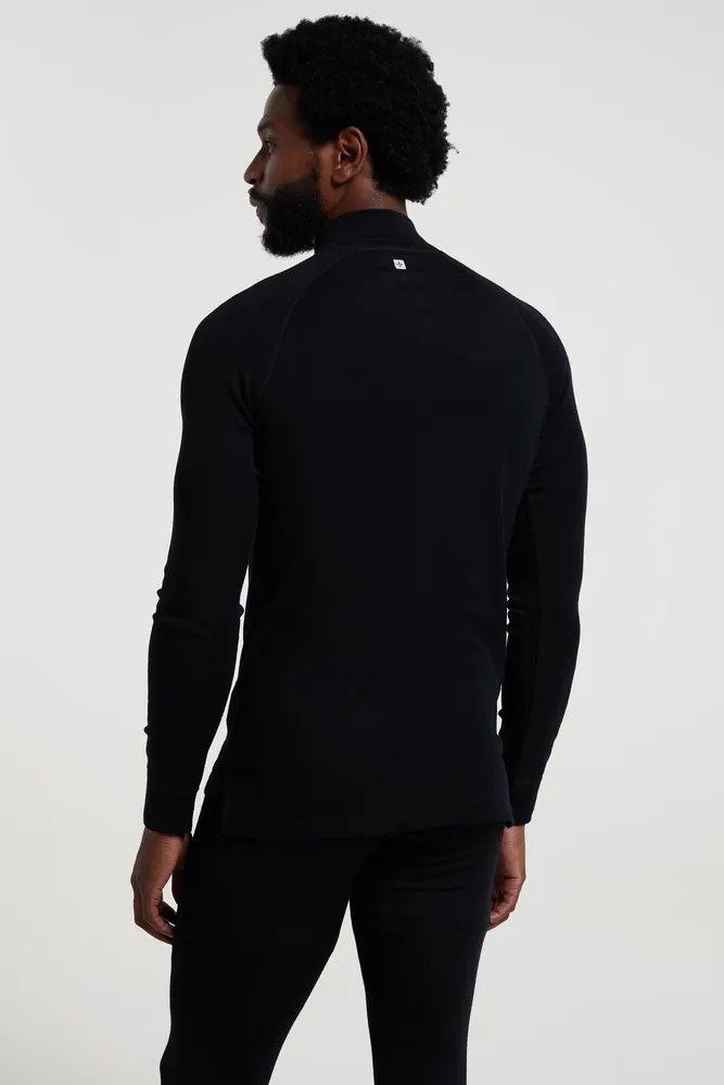Merino II Mens Zip Neck Base Layer Top