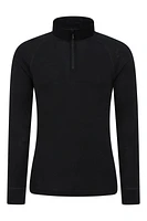Merino II Mens Zip Neck Base Layer Top