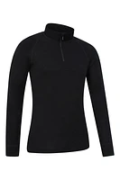 Merino II Mens Zip Neck Base Layer Top