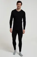 Merino Mens V Neck Base Layer