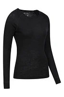 Merino Womens Round Neck Top 2-Pack