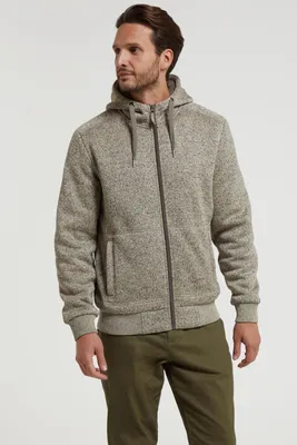 Nevis II Mens Fur Lined Hoodie