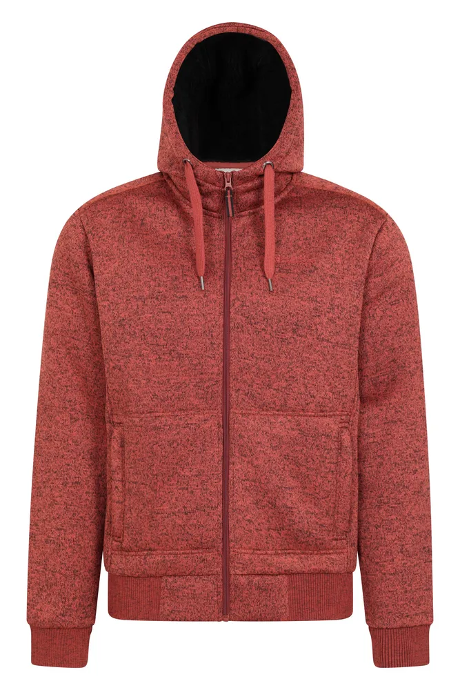 Nevis II Mens Fur Lined Hoodie