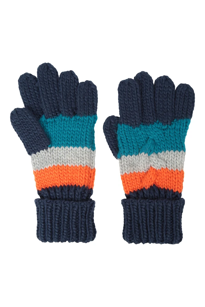 Chunky Knit Kids Winter Accessories Set