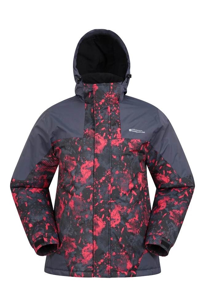 Mens Printed Ski Jacket and Pants Set