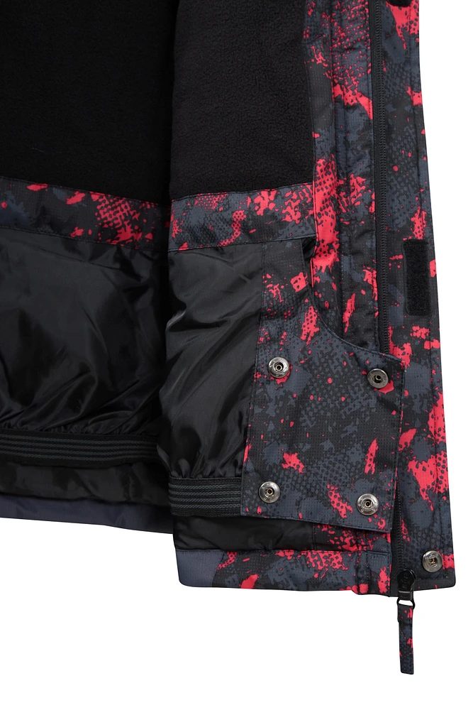 Mens Printed Ski Jacket and Pants Set