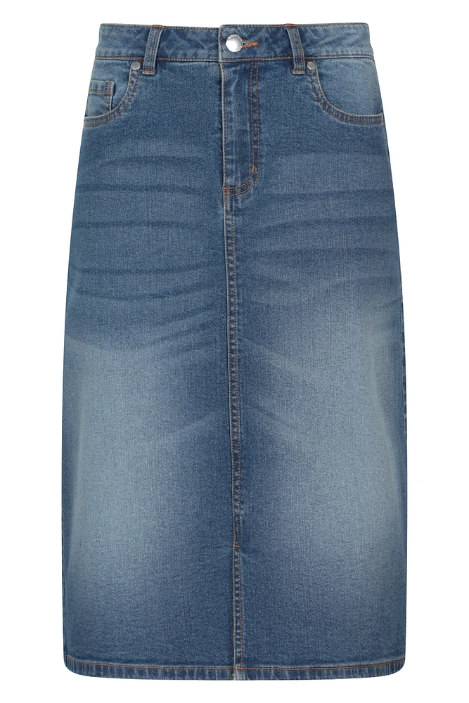 Ash Womens A-Line Denim Skirt