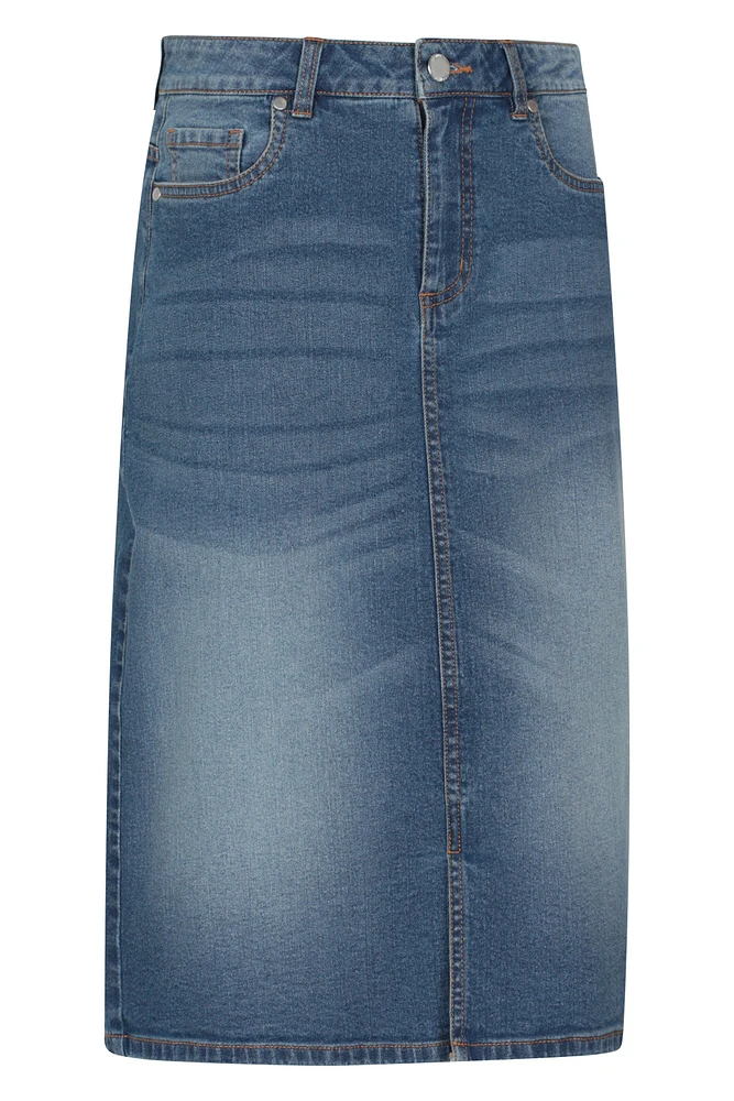 Ash Womens A-Line Denim Skirt