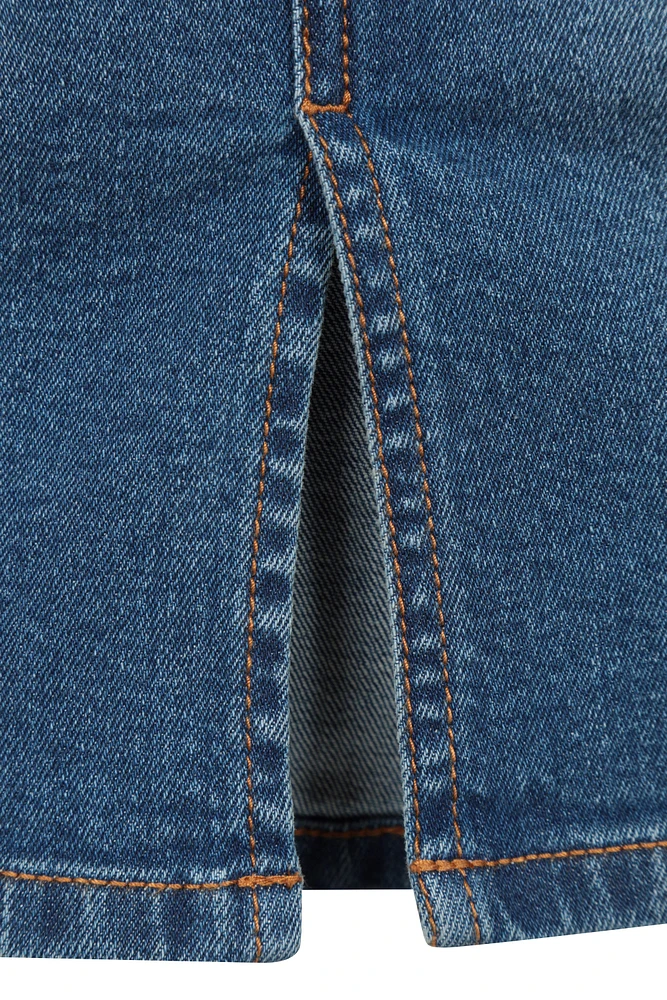 Ash Womens A-Line Denim Skirt