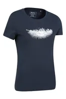 Forest Feather Womens Organic T-Shirt