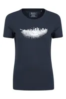 Forest Feather Womens Organic T-Shirt