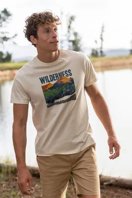 Wilderness Mens Organic T-Shirt