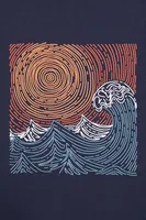 Tidal Wave Mens Organic T-Shirt