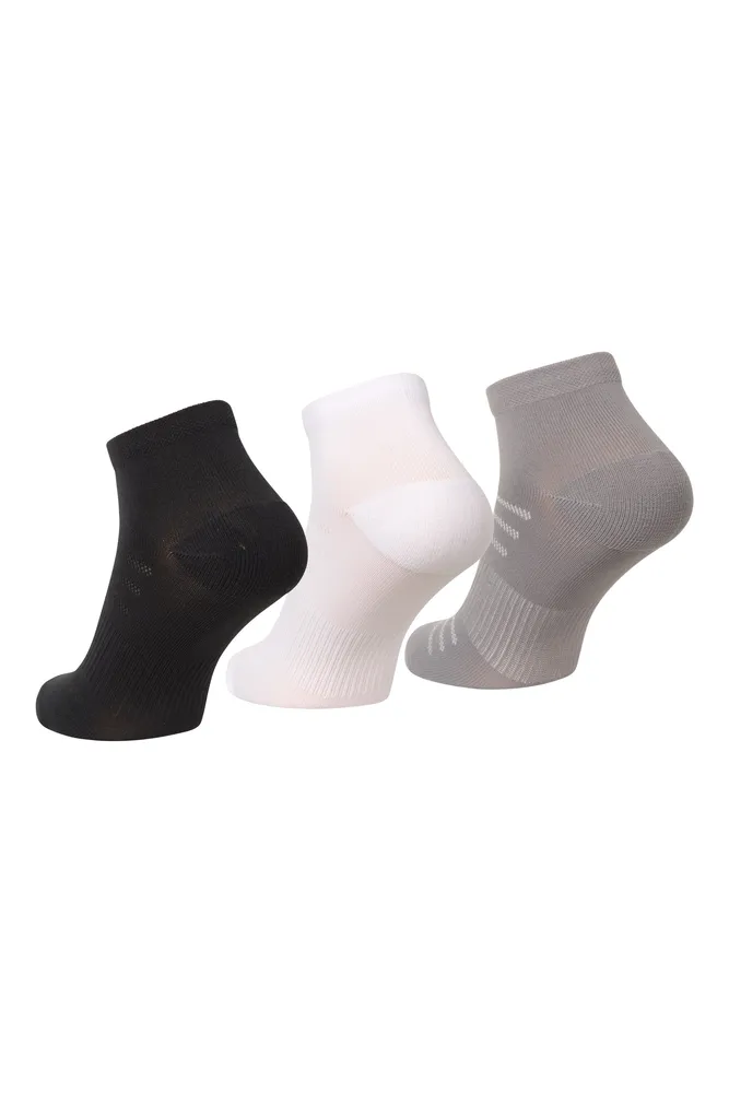 Mens Arch Support Sneaker Socks 3-Pack