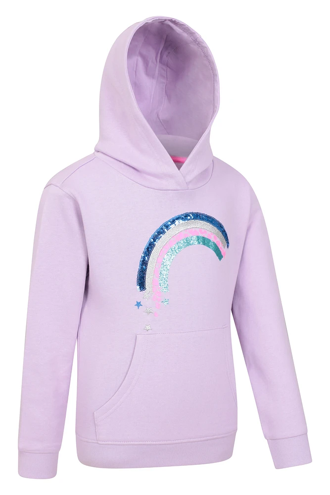 Sequin Rainbow Kids Hoodie