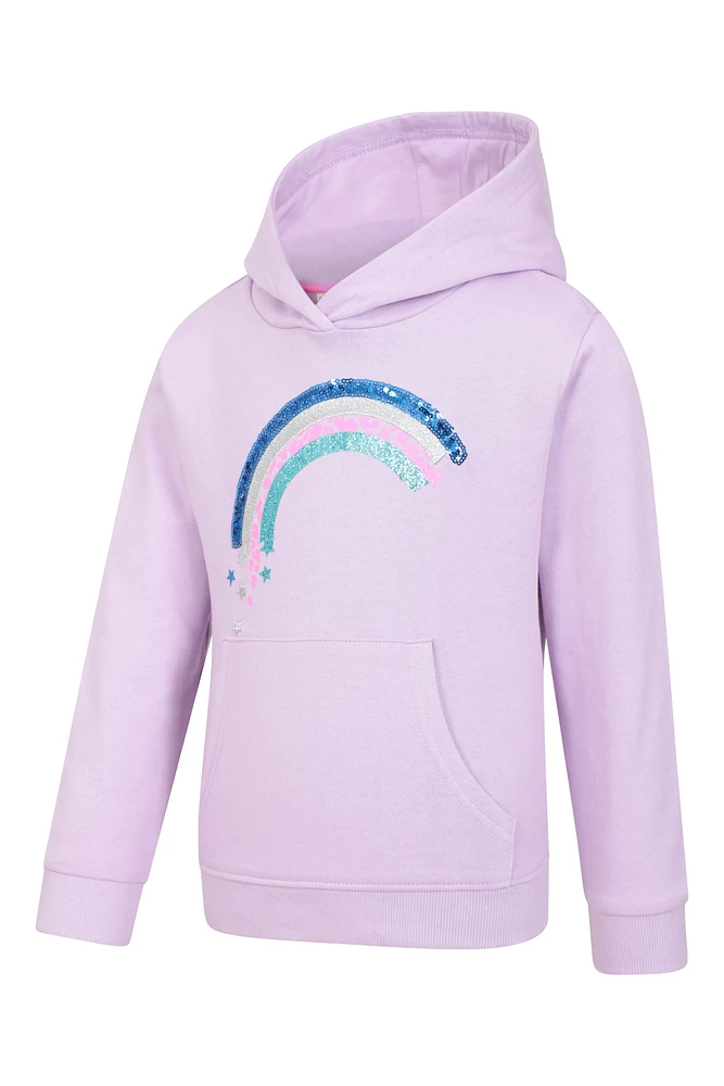 Sequin Rainbow Kids Hoodie