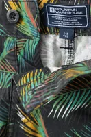 Printed Leaf Kids Cargo Shorts