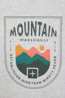 Crest Mountain Mens Graphic Hoodie