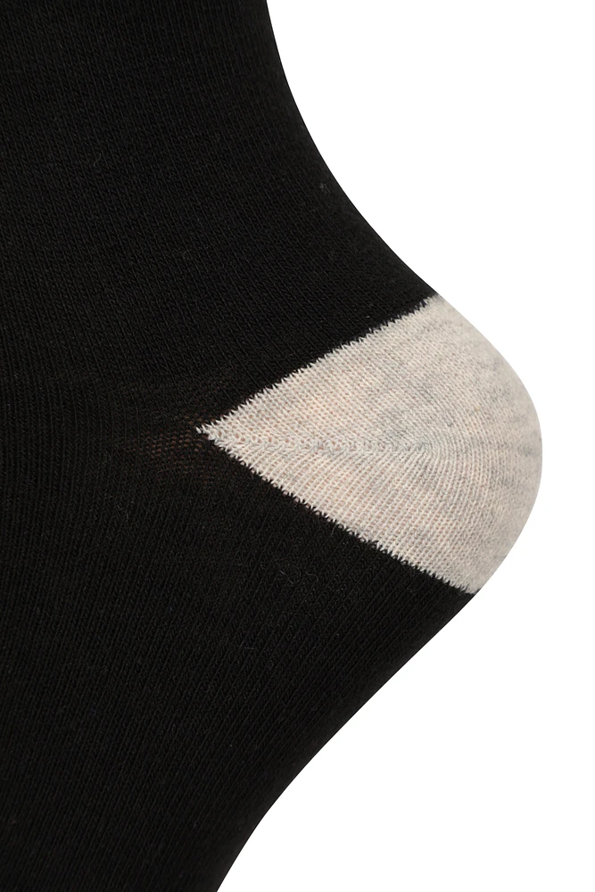 Womens Everyday Mid-Calf Socks with Odour Control 5-Pack