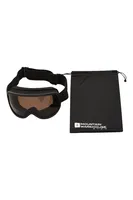 Unisex Black Ski Goggles